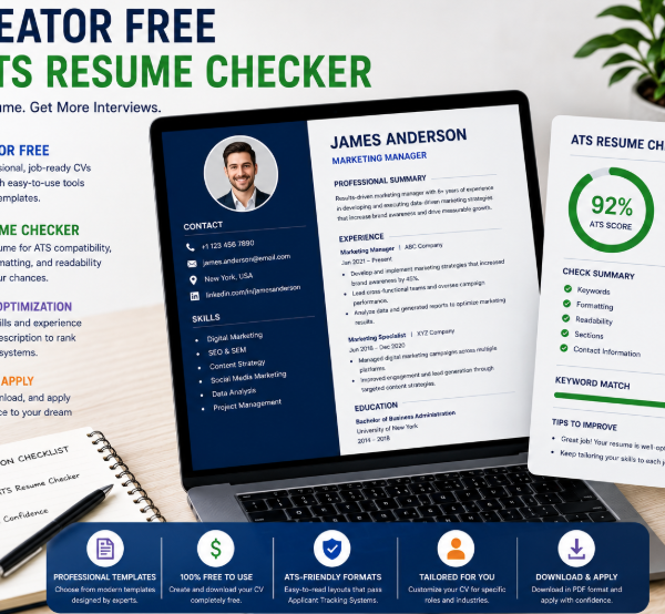 CV Creator Free and ATS Resume Checker: Build a Better Resume Before You Apply
